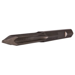 Pointe auto affûtante Méplat hexagonal 28 mm longueur 400 mm