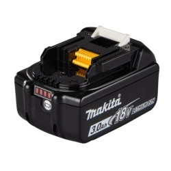 Batterie Makita Makstar Li-Ion 18V 3Ah type BL1830B avec témoin de charge