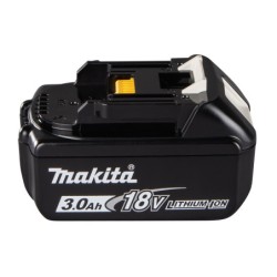 Batterie Makita Makstar Li-Ion 18V 3Ah type BL1830B avec témoin de charge