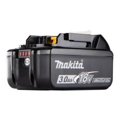 Batterie Makita Makstar Li-Ion 18V 3Ah type BL1830B avec témoin de charge