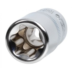 Coffret de 9 douilles Torx 1/2 longueur 38 mm - E10 à E24