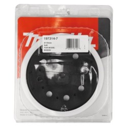 Plateau auto agrippant souple pour ponceuse Makita diamètre 150 mm BO6050