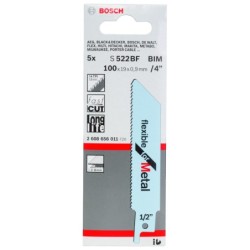 Lame de scie sabre pour métal S 522 BF jeu de 5 lames