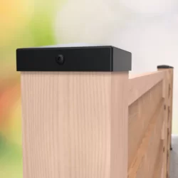 Chapeau pyramide pour poteau bois Simpson Strong finition noire