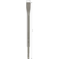 Burin plat SDS Plus pour matériaux durs - Bosch - Longueur 250 mm - Largeur 20 mm