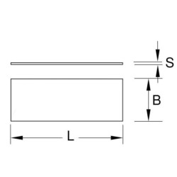Lame de rechange pour grattoir à lame KStools longueur 40 mm lot de 5