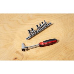 Rail de 7 douilles KS Tools Torx 1/4 femelle de 4 à 11 mm