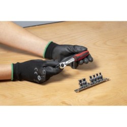 Rail de 7 douilles KS Tools Torx 1/4 femelle de 4 à 11 mm