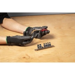 Rail de 7 douilles KS Tools Torx 1/4 femelle de 4 à 11 mm