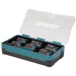 Coffret de 6 douilles Impact Black avec adaptateur hexa 1/4'' Ø 13-17-19-21-22-24 mm