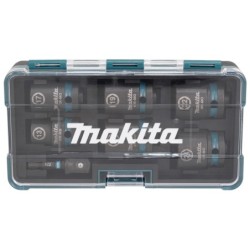 Coffret de 6 douilles Impact Black avec adaptateur hexa 1/4'' Ø 13-17-19-21-22-24 mm