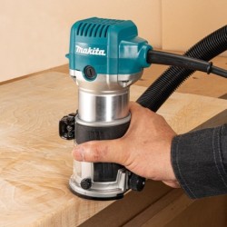 Affleureuse Défonceuse RT0702CX3J Makita 710 W Ø8mm