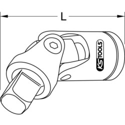 Cardan universel Ultimate KS Tools 1/4