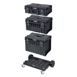 Chariot à roulettes de transport pour caisses modulables KsTools SCM