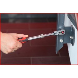 Cliquet télescopique et réversible KsTools 1/2 72 dents à tête articulée