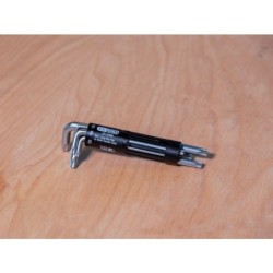 Jeu de 8 clés mâles Torx KS Tools non percées diamètre 10 à 50 mm