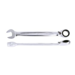 Clé mixte à cliquet réversible sur double support KS Tools Jeu de 10 pièces de 8 à 19 mm