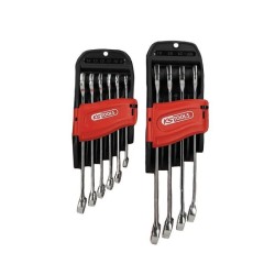 Jeu de 10 clés mixtes métriques KS Tools sur support 8 à 19 mm