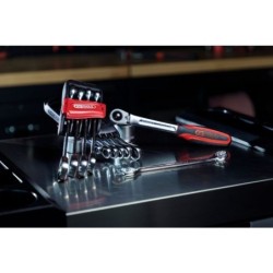 Jeu de 10 clés mixtes métriques KS Tools sur support 8 à 19 mm