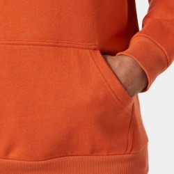 Sweat à capuche classique avec logo orange