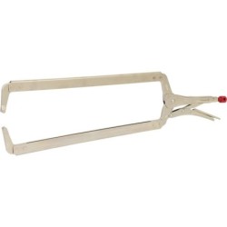 Pince étau extra longue KS Tools avec mâchoires amovibles