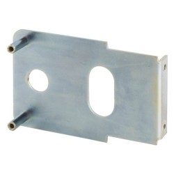 Plaque de fixation pour serrure horinzontale à souder ZB