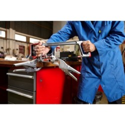 Pince-étau Facom 501APB de 250 mm à becs longs boutonnière 5 positions grande capacité d'ouverture