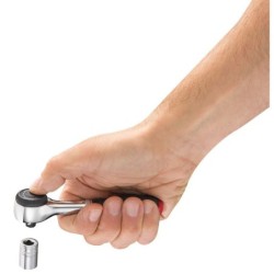 Cliquet rapide Facom 1/4 à manche rotatif longueur 120 mm
