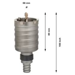 Couronne trépan carbure PRO SDS max-5 Core Cutter longueur 80mm
