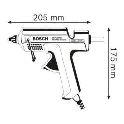 Pistolet à colle chaude GKP 200 CE Professional