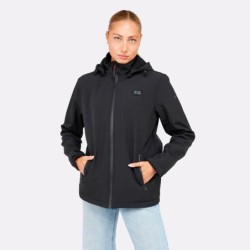 Veste softshell chauffante noire