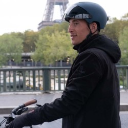 Veste softshell chauffante noire