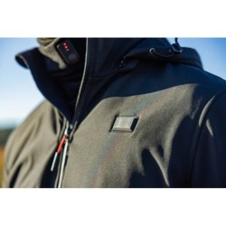 Veste softshell chauffante noire