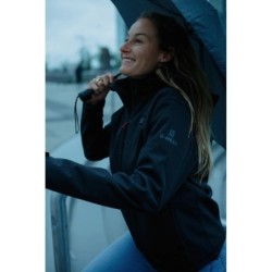 Veste softshell chauffante noire