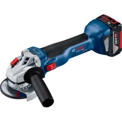 Meuleuse d'angle Bosch GWS 18V-10 avec 2 batteries 4 Ah chargeur et L Boxx