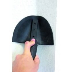 Couteau à enduire Edma pour angles de murs caoutchouc