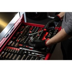 Module douilles et accessoires 1/4 3/8 1/2 chrome vanadium - 175 pièces
