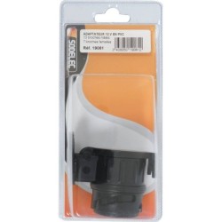 Fiche adaptateur 7 broches femelles 13 broches mâles pour remorque allemande