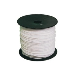 Cordeau polypro tresse blanc 200m fil 3mm