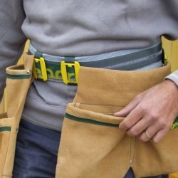 Ceinture confort Batipro porte marteau en tissu anti-transpirant et molletonné