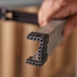 2 tréteaux pliables capacité 350 kg lot de 2 pièces
