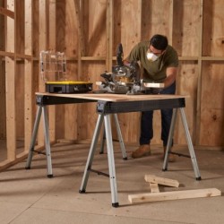 2 tréteaux pliables capacité 350 kg lot de 2 pièces