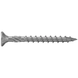 Vis pour bois tendre tête fraisée six lobes inox A2 filetage partiel