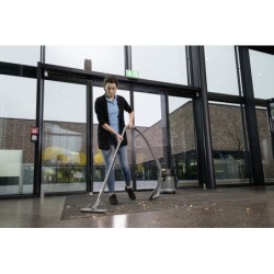 Aspirateur NT 27/1 Karcher - Spécial eau et poussière - 1380W - Cuve polypropylène débit 67 l/s