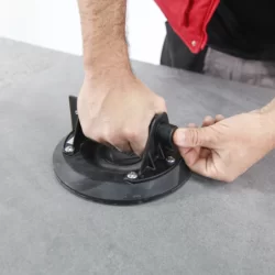 Ventouse avec pompe à vide Rubi pour matériaux lourds diamètre 200 mm