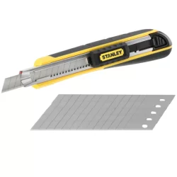 Cutter à cartouche Fatmax Stanley avec blocage automatique 6 lames fournies 9 mm