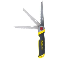 Scie à guichet lame rétractable Fatmax Stanley - 8 dents/pouce - Bois plâtre - Longueur 130 mm
