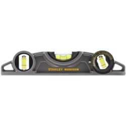 Niveau à bulle Stanley Torpedo Fatmax Pro magnétique 3 fioles 25 cm