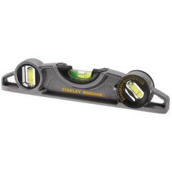 Niveau à bulle Stanley Torpedo Fatmax Pro magnétique 3 fioles 25 cm