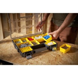 Organiseur étanche Fatmax Stanley 10 compartiments profondeur 64 mm